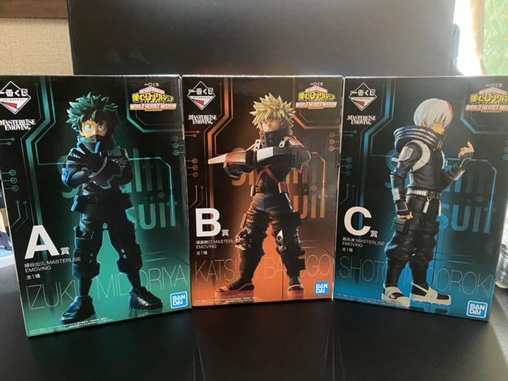 ブラック系から厳選したヒロアカ 一番くじ フィギュアセット コミック ...