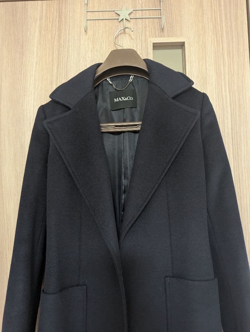 [ロングラン] ピュア ウール ベルテッド ロング コート