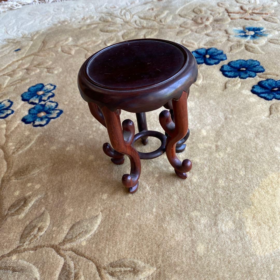 丸高卓 飾り台 盆栽台 香炉台 ミニ花台 木製 小物置き - メルカリ