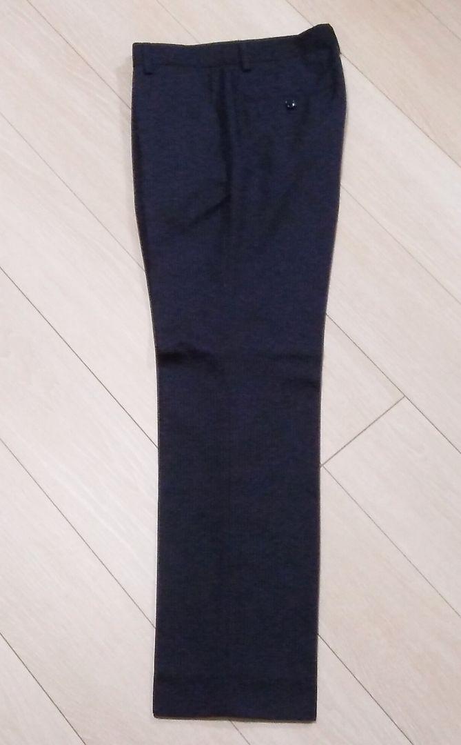 BACK&FORTH　スーツ　上下セット　160cm　ネイビー　濃紺　格子柄