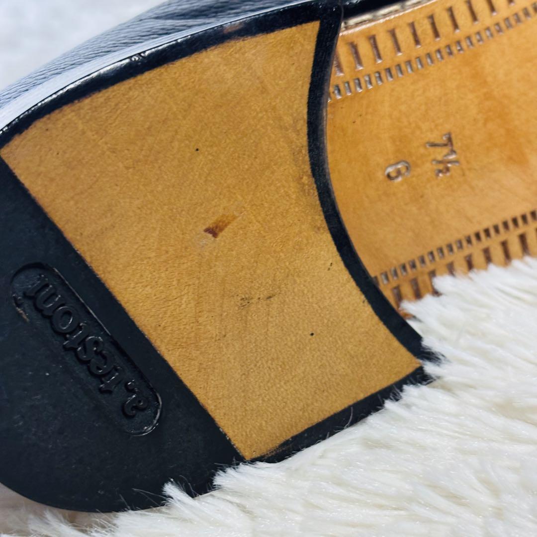 a.testoni ウィングチップ　ローファー　ブラック　美品　ビジネスシューズ