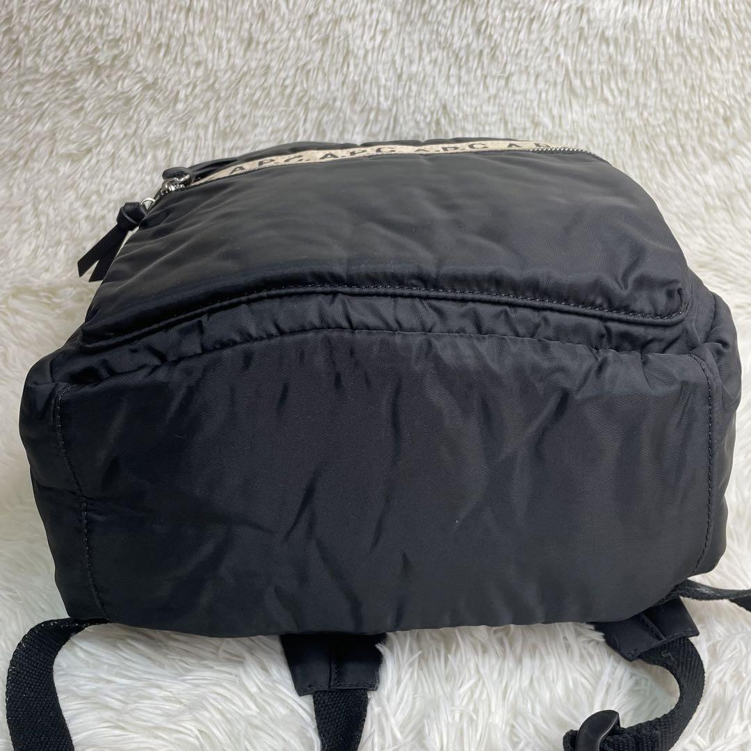 極美品✨A.P.C. リュック ナイロン ロゴ ブラック
