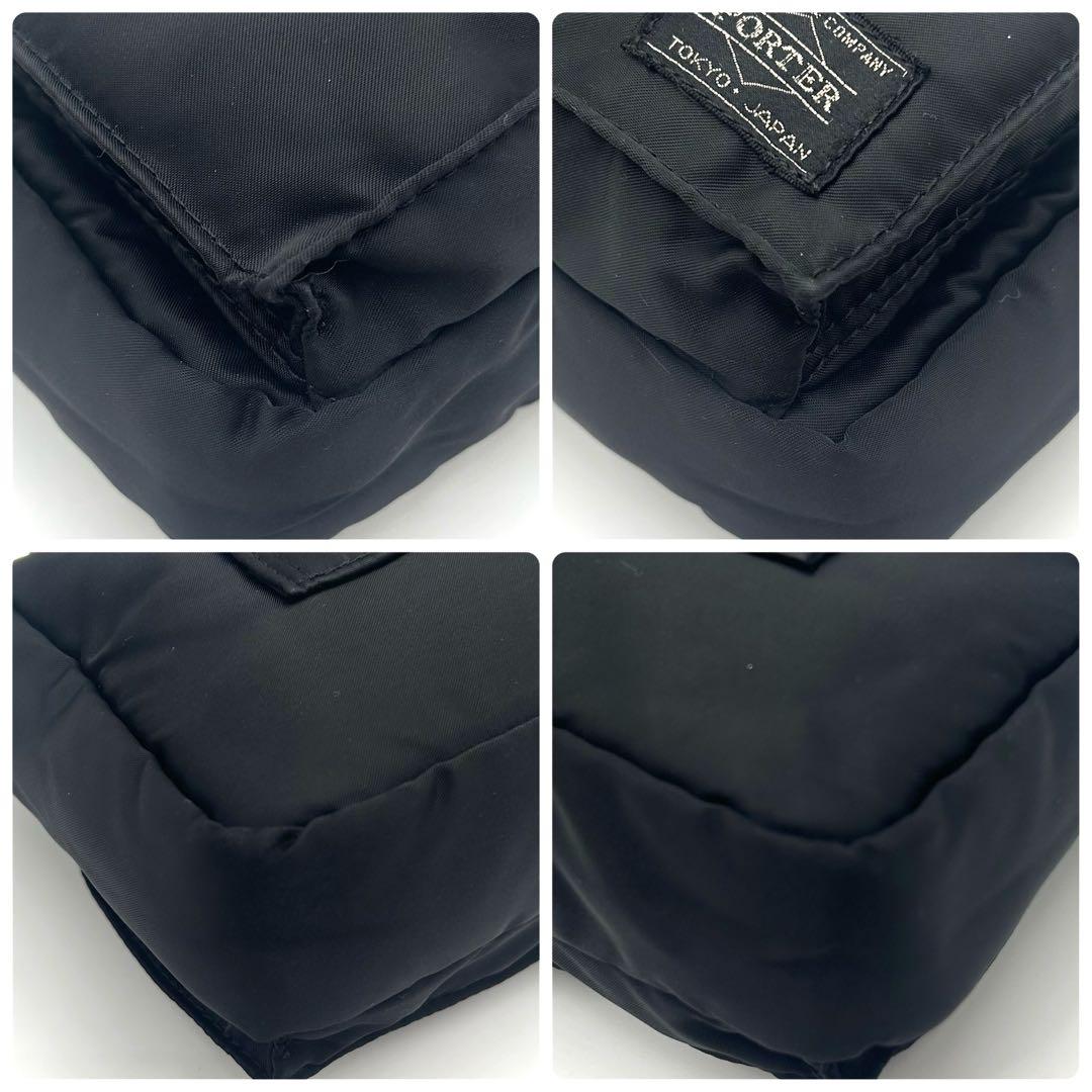 【美品】 PORTER ポーター タンカー ショルダーバッグ ブラック