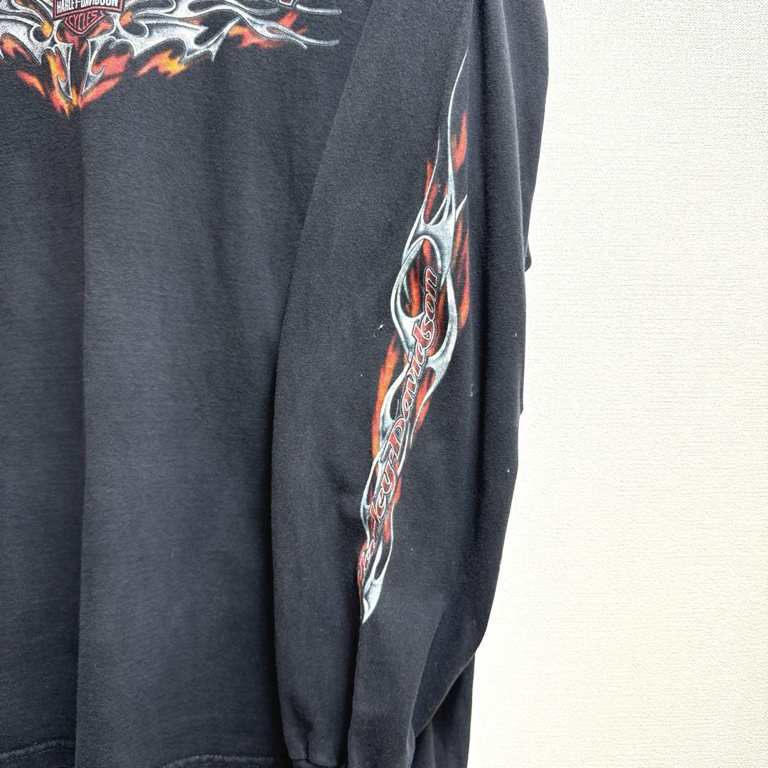 Harley-Davidson ハーレー　ロンT 長袖Ｔシャツ ファイヤー