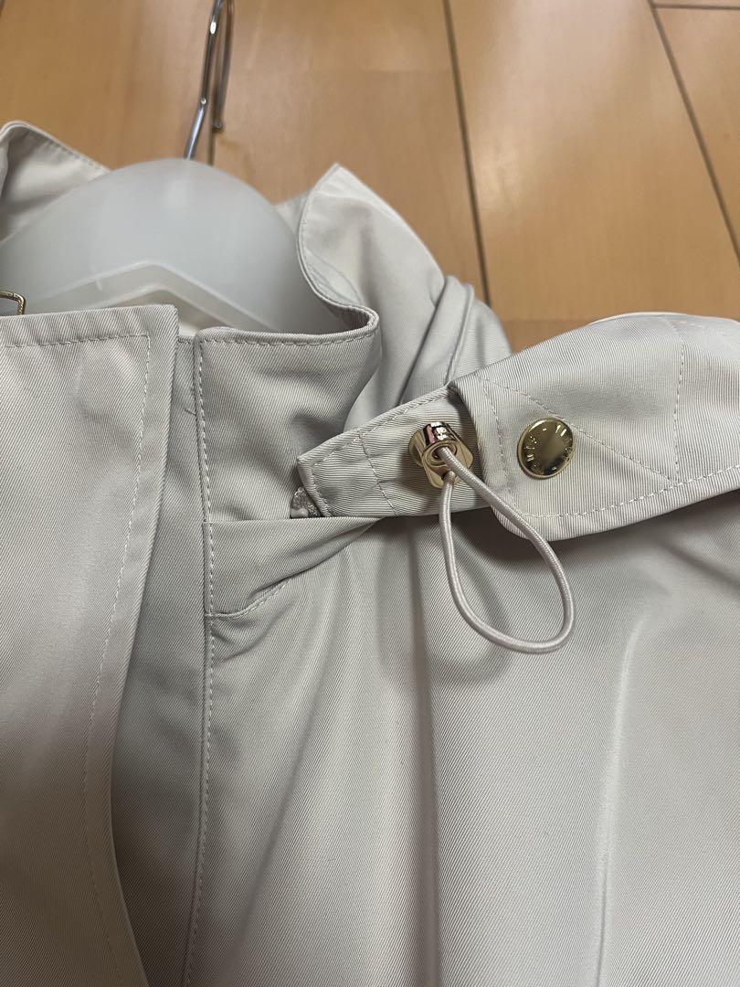 23区今季新品VERY3月号掲載/撥水加工ライトツイル フーディーアウター32 VERY3月号掲載/撥水加工】ライトツイル フーディーアウター / 23
