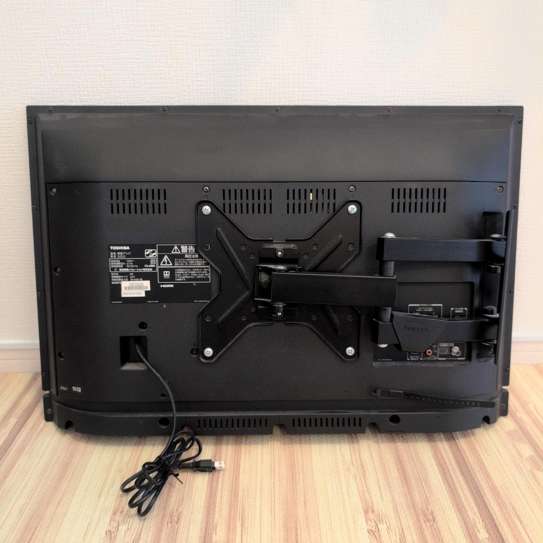 東芝　REGZA 32S21 32インチ　壁掛け金具付属 01