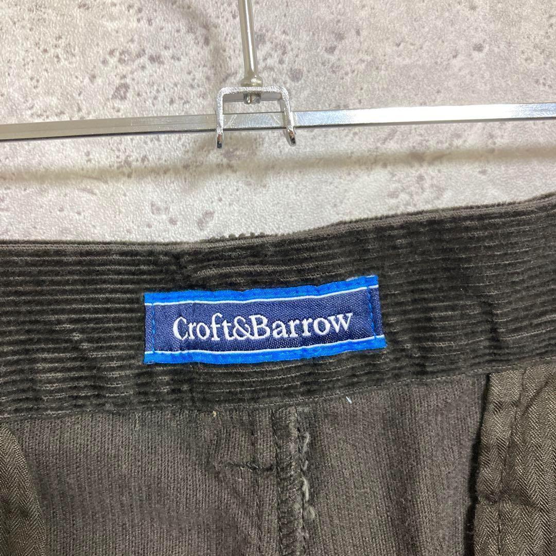 Croft&Barrow ブラウンコーデュロイパンツ　古着　W38 L32