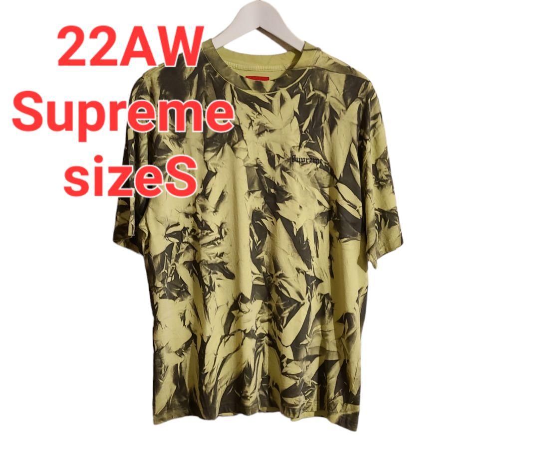 Supreme 22AW Creases Tee sizeS NeoGreen