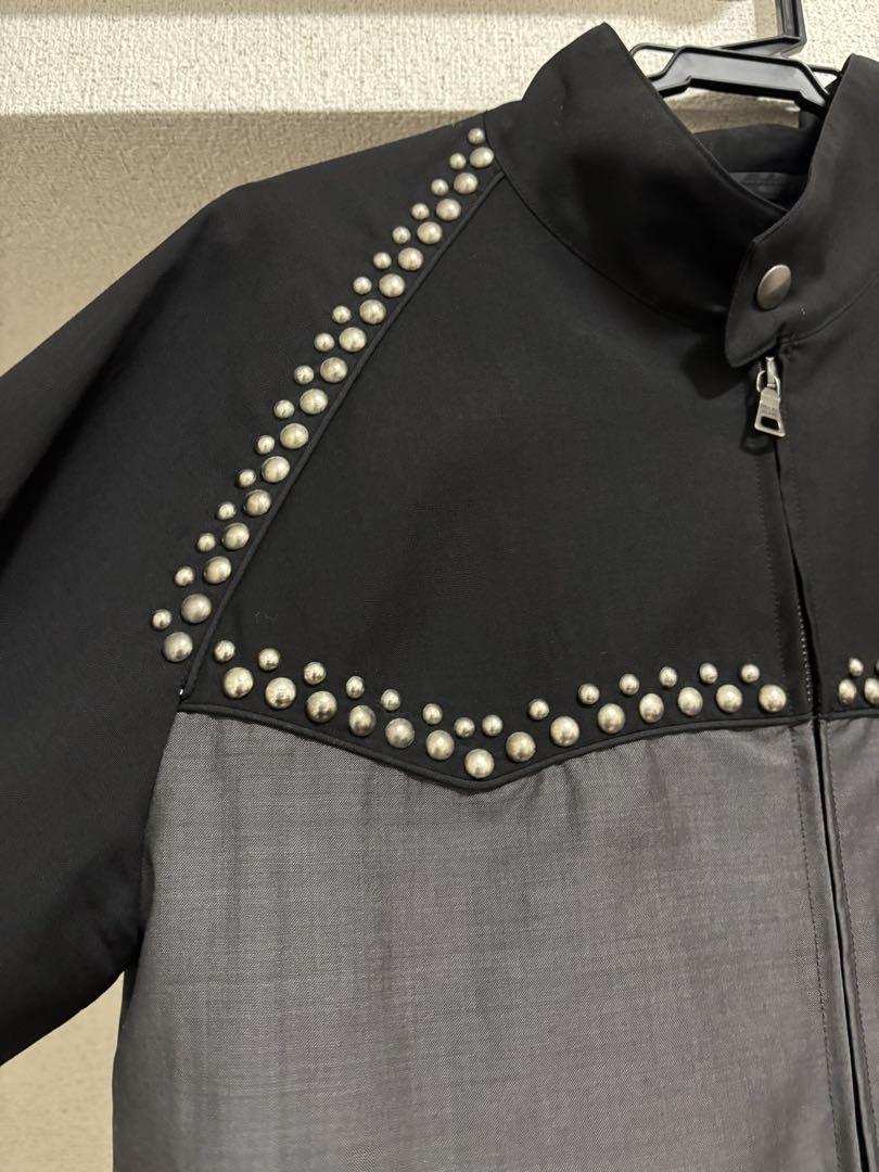 PRADA 12ss スタッズブルゾン プラダ ブルゾン サイズ46