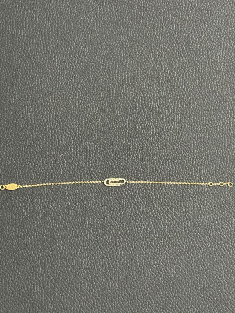 お歳暮ならオンライン レッドライン 18K クリップ ブレスレット ダイヤモンド アクセサリー