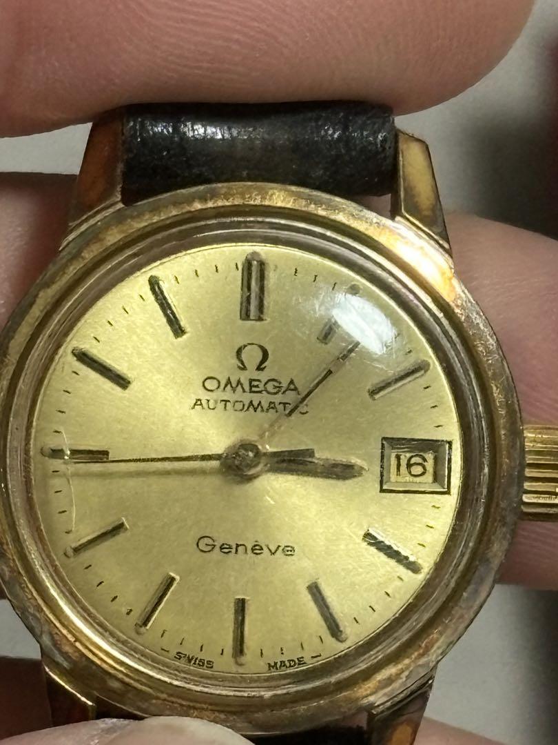 高価値セリー OMEGA Geneve 自動巻き 時計 実働 - メルカリ 時計