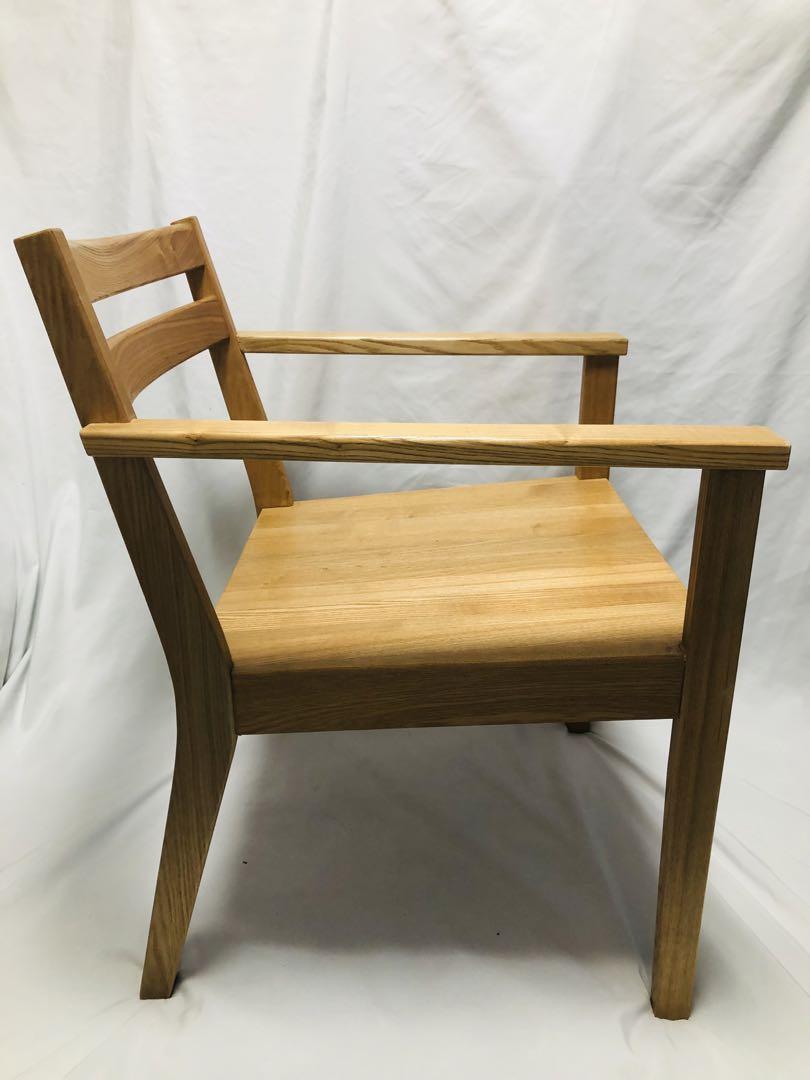 無印良品 ラウンジチェア タモ材 廃盤品