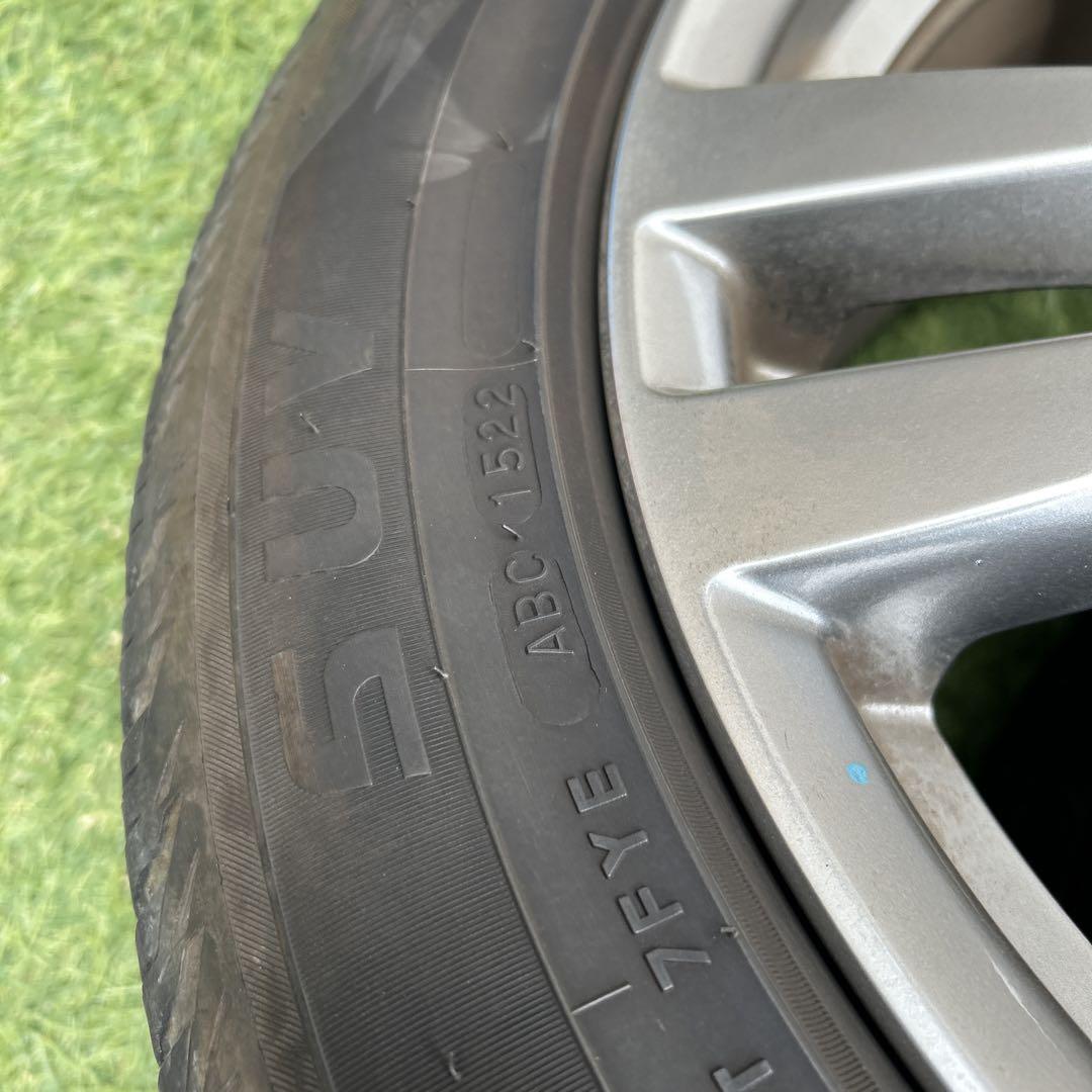 エルグランド　純正タイヤ　225/55r18 2022年タイヤ