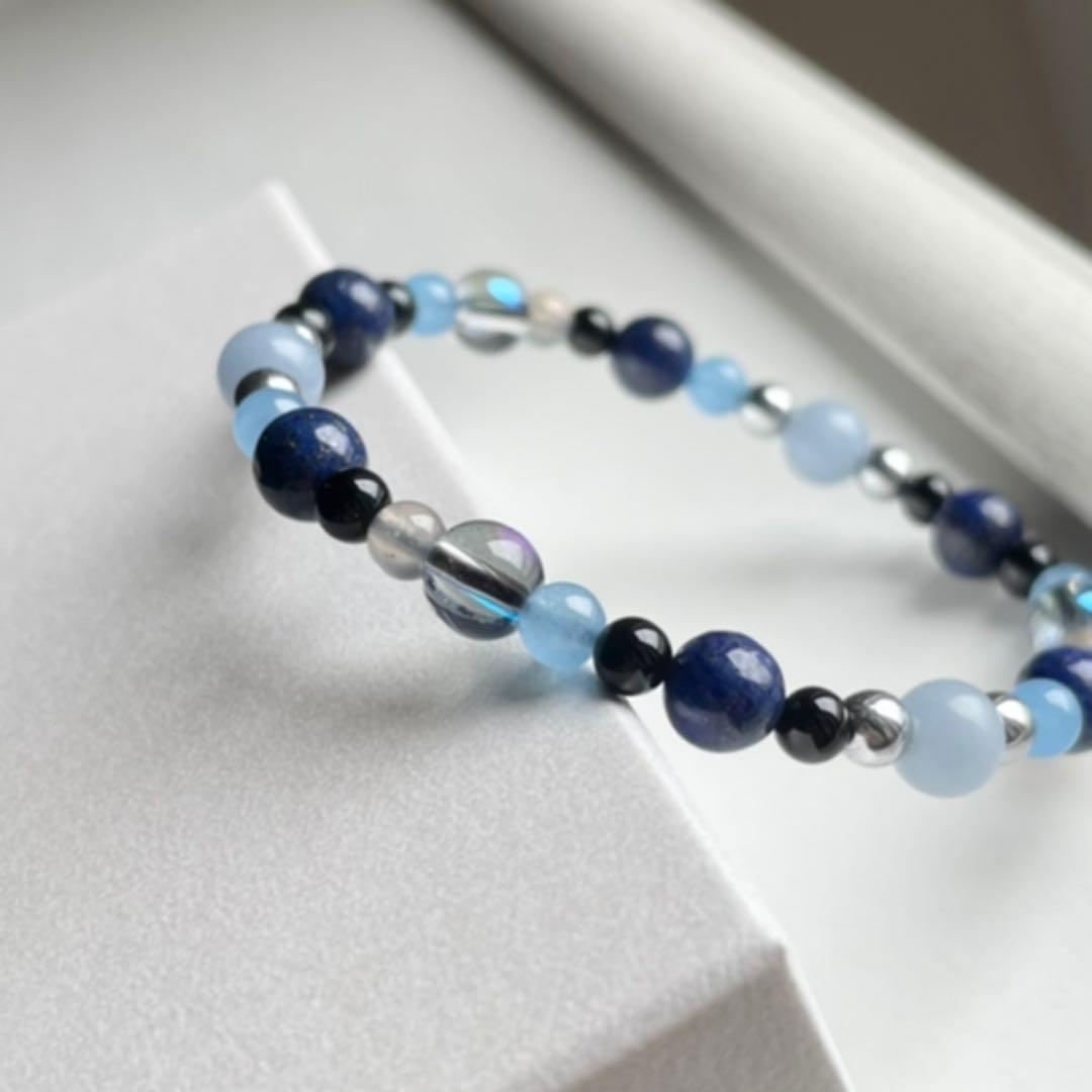 ︎【天然】アクアマリン 印鑑材43x21 x15mm ⭐︎天然アクアマリン 印鑑材43x21 x15mm