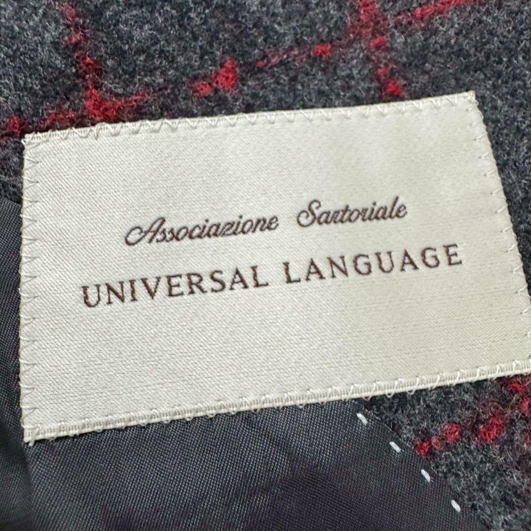 ユニバーサルランゲージ×カノニコ スーツ セットアップ ウィンドペンチェック