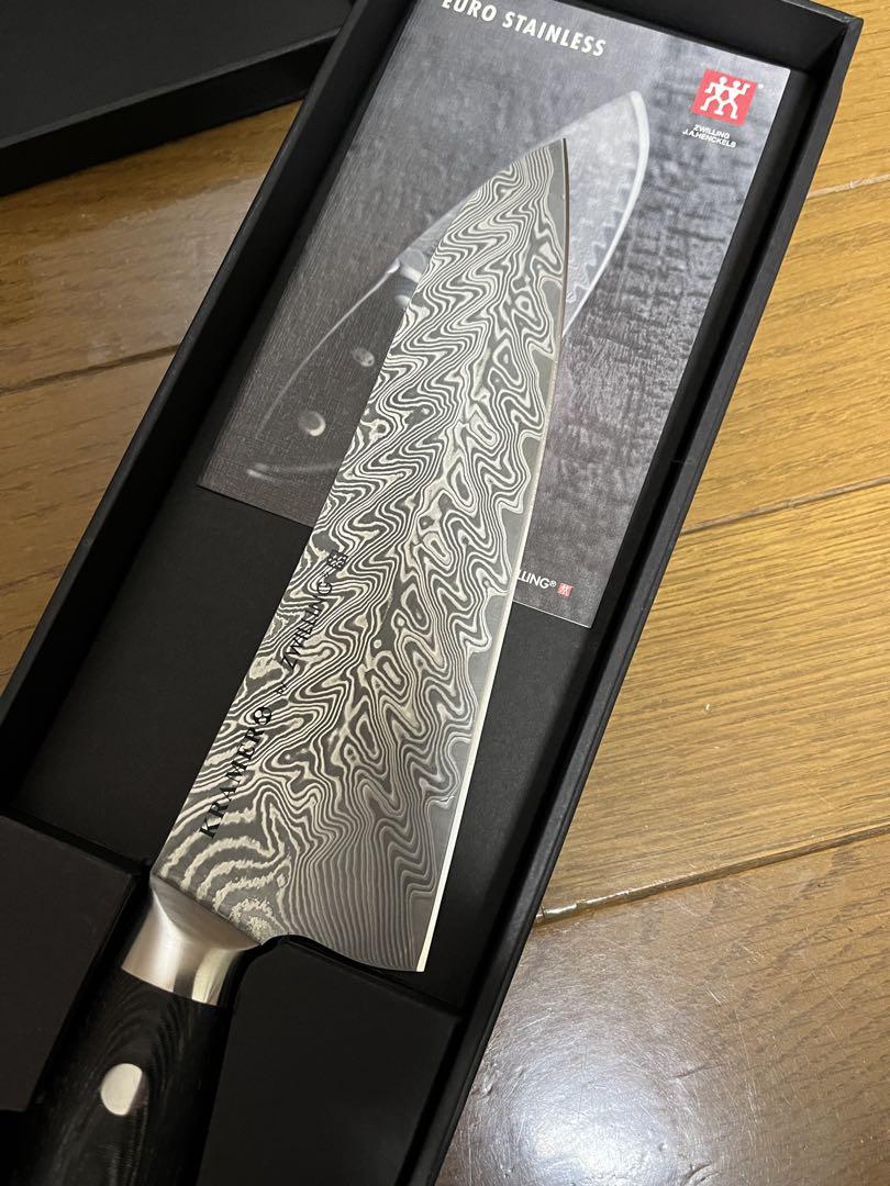 ダマスカス18cm三徳包丁