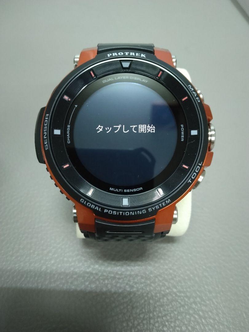 【新品同様】CASIO 腕時計 プロトレックスマート WSD-F30 オレンジ