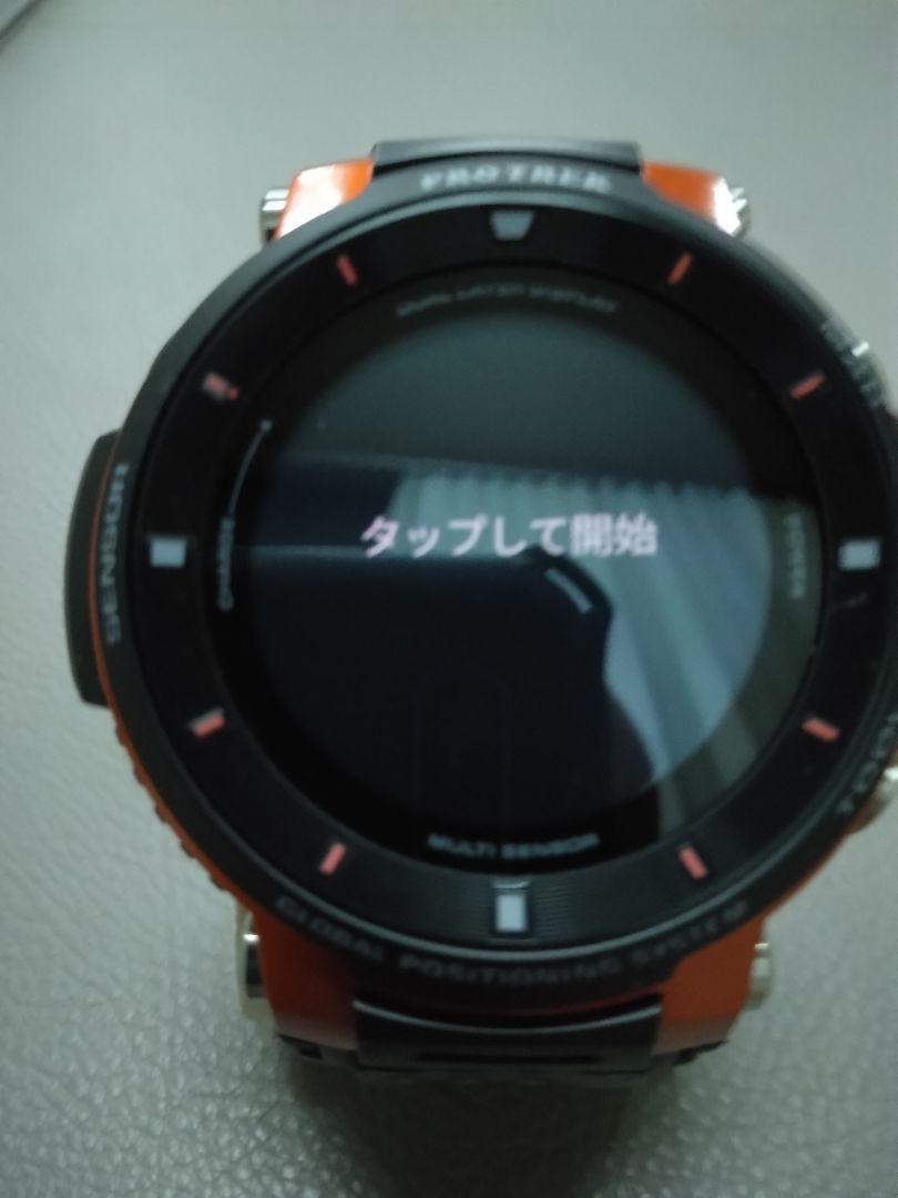 【新品同様】CASIO 腕時計 プロトレックスマート WSD-F30 オレンジ