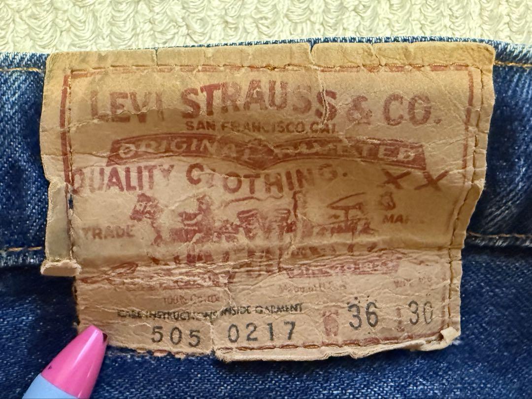 80年代 リーバイス 505-0217 USA W36 L30 ハチマル 80s