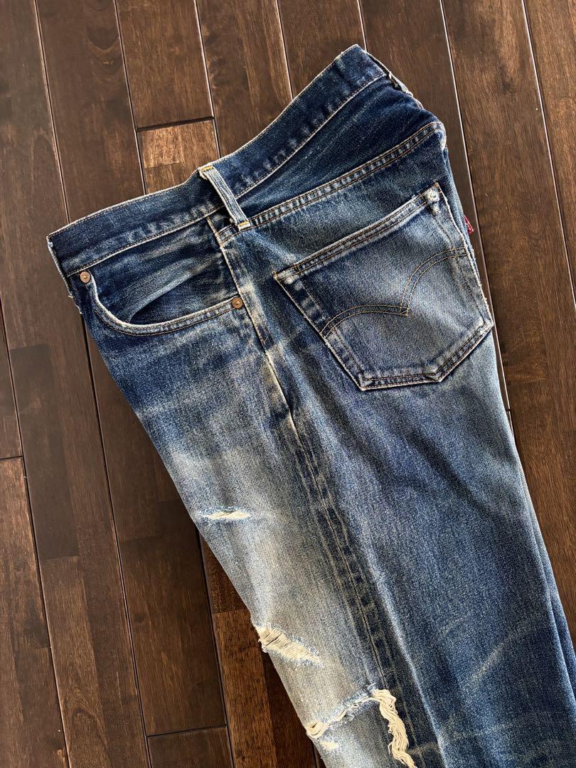 Levis/90s USA製501XX 濃淡 復刻デニム 刻印555 W33