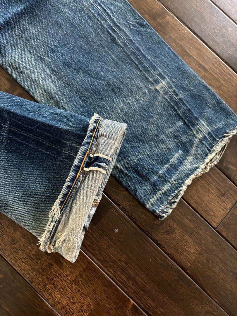Levis/90s USA製501XX 濃淡 復刻デニム 刻印555 W33