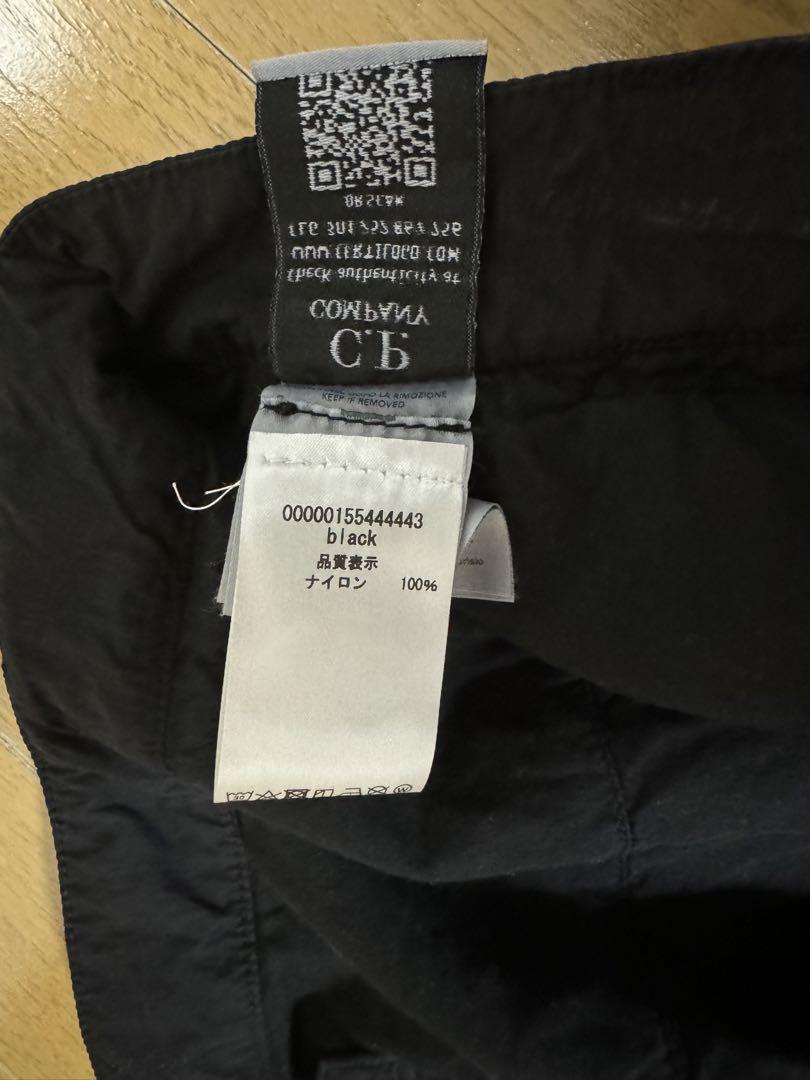 C.P COMPANY 新品 Black Taffeta Cargo pants
