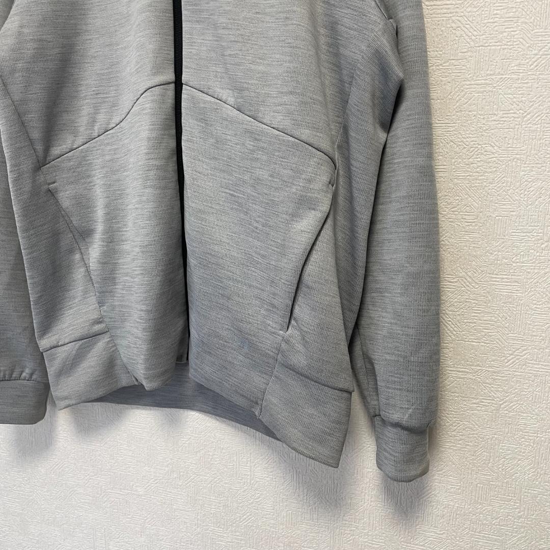 【美品】オークリー/メンズXL/フーディ/トレーニングスエット/グレー/スポーツ