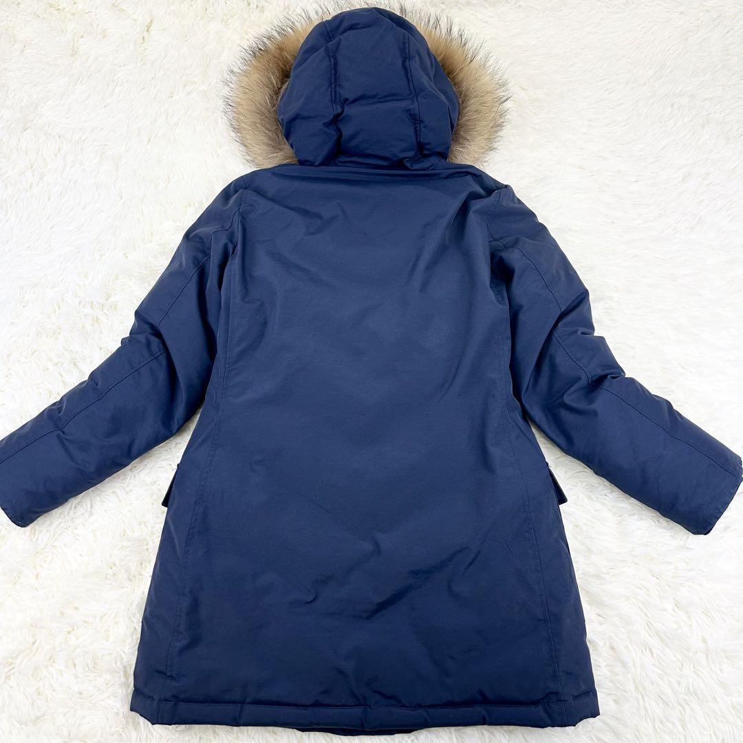 WOOLRICH アークティックパーカー ダウンジャケット ネイビー XSサイズ 画像14