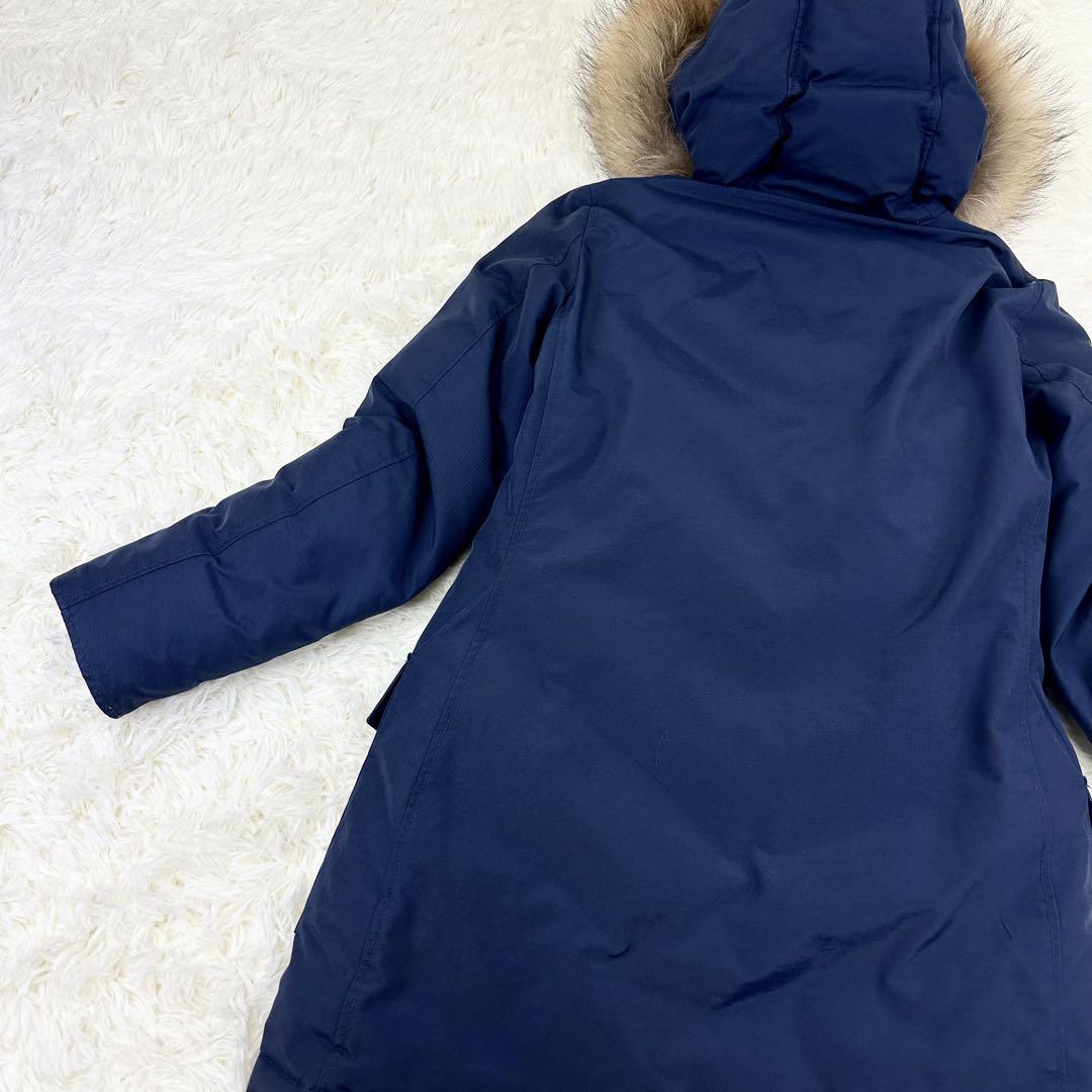 WOOLRICH アークティックパーカー ダウンジャケット ネイビー XSサイズ 画像15