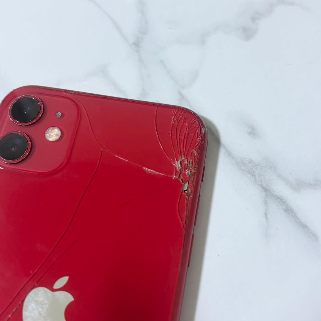 ジャンク品】Apple iPhone 11 レッド 64GB 背面傷あり - メルカリ ジャンク品】Apple iPhone 11 レッド 64GB 背面傷あり - メルカリ