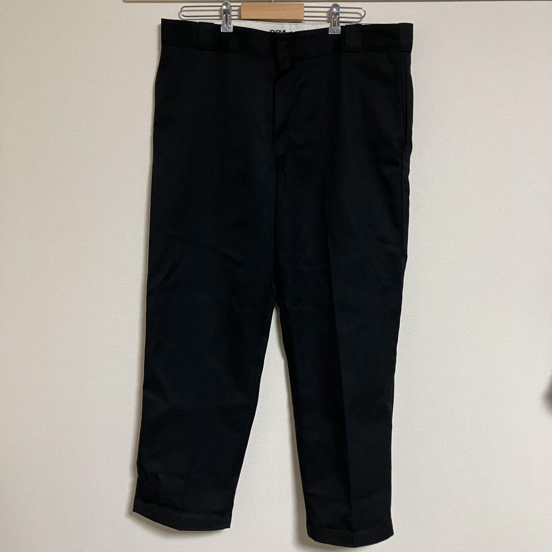 美品Dickies874 ディッキーズ874 38 黒 ブラック ワークパンツ