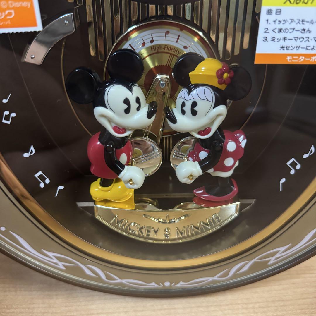 廃盤品 ディズニー ミッキー ミニー 掛時計 セイコー FW554B