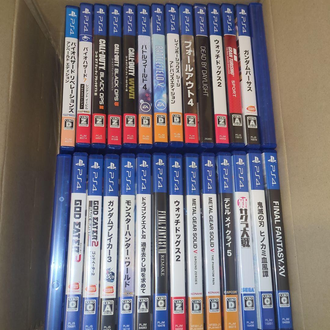 PS4 ゲームソフト30本まとめ売り