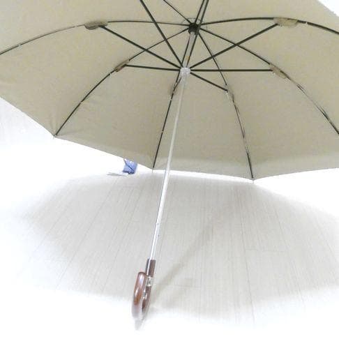 ポロ ラルフローレン 晴雨兼用傘 長傘 日傘 ポロベア チェック柄 べージュ