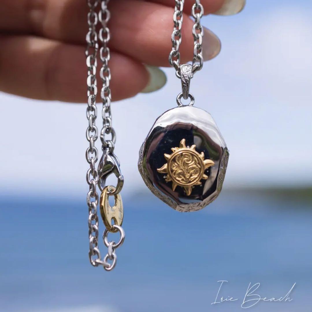 IRIE beach Sunstone necklace Lサイズ 新品】sunstone necklace＊IRIE BEACH アイリービーチ アクセサリー