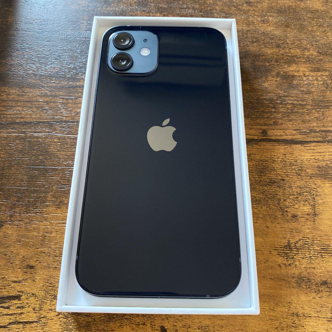 Apple iPhone 12 64GB ブラック SIMフリー本物