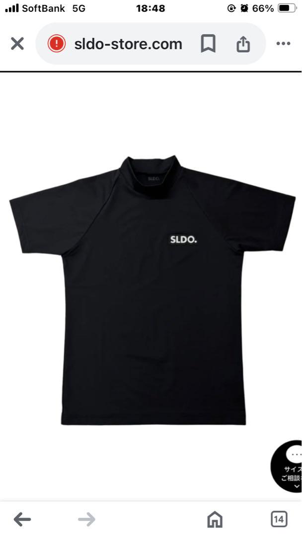 SLDO. 半袖モックネック ブラックM