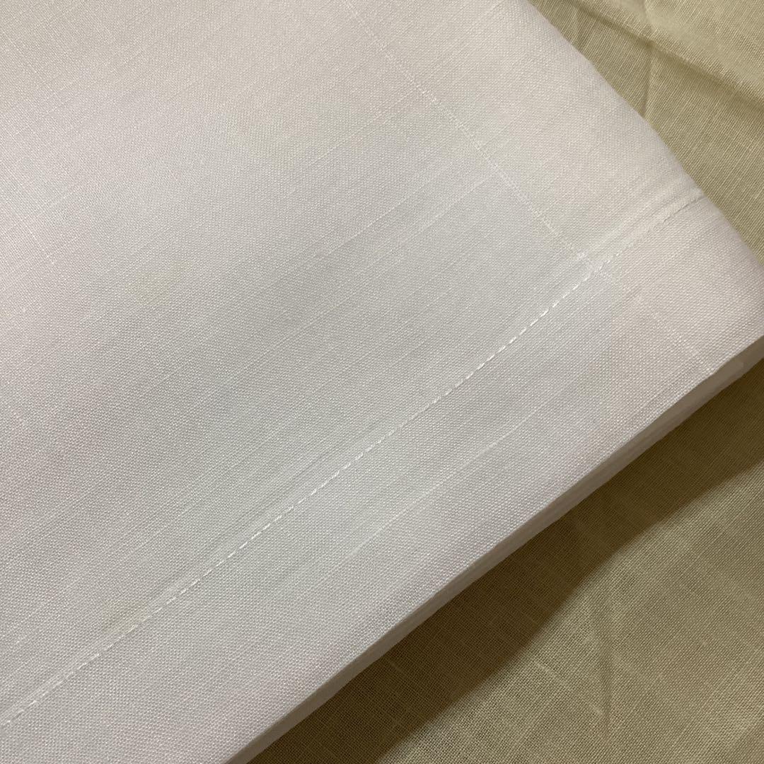 専用近江麻ラミー晒しホワイトキングサイズシーツ250×180＆ピロケース1枚