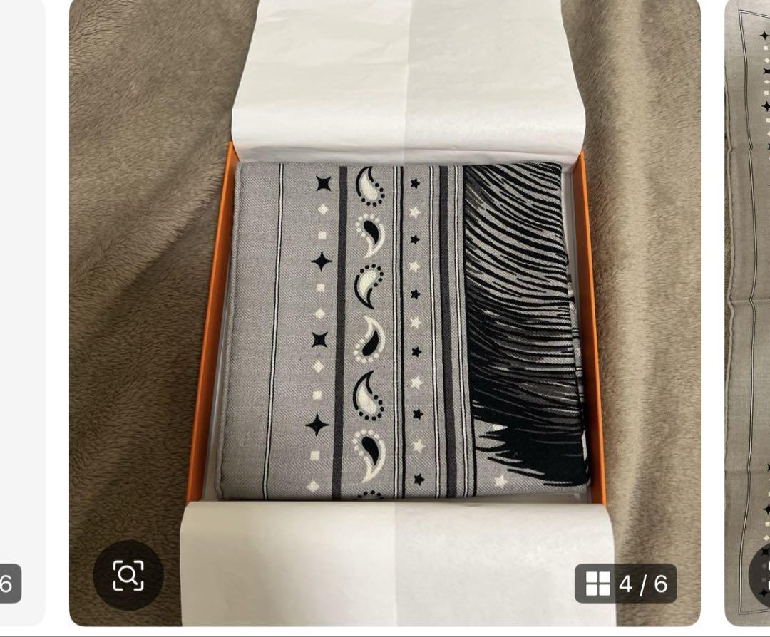 新品・2025SS　エルメス　カレ65　GRRRRR！ HERMES - 新品・2025SS エルメス カレ65 GRRRRR！ バサルト