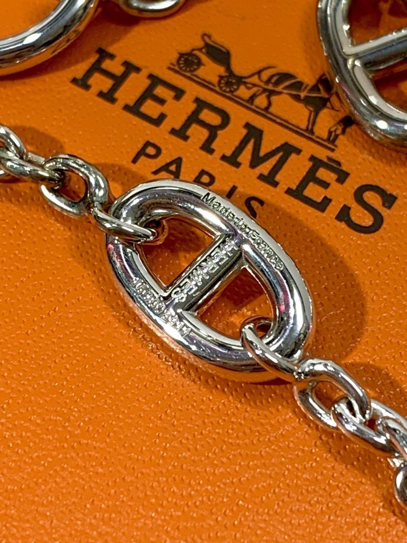 ほぼ未使用 ファランドール 80 エルメス ネックレス シルバー