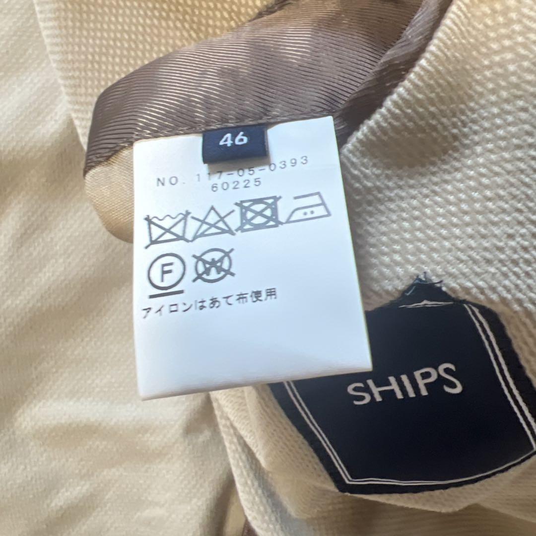 SHIPS テーラードジャケット ベージュ