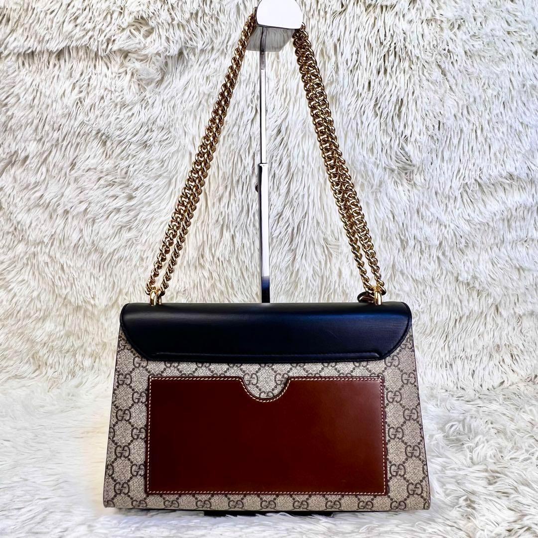極美品・希少サイズ・付属品あり✨GUCCI チェーンショルダーバック パドロック