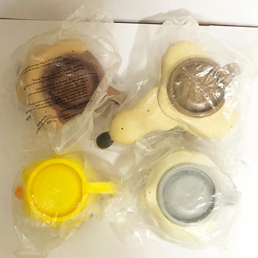 新品！ルーニーテューンズ 3D フェイス マグカップ 4個１セット　#003