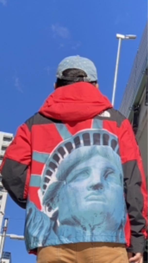 T c M a様❗️supreme×TNF L❗️【自由の女神】マウンテンパーカー❗️