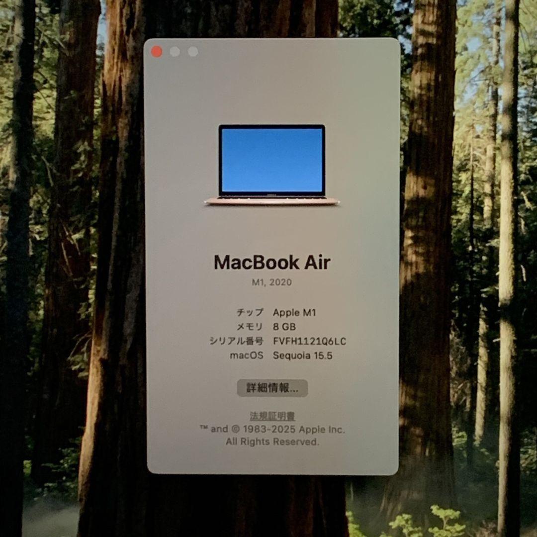 【美品】MacBook 2020年 M1 ローズゴールドパソコンPC