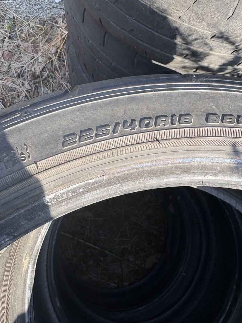 DUNLOP ディレッツァ18インチ サマータイヤ　225/40r18