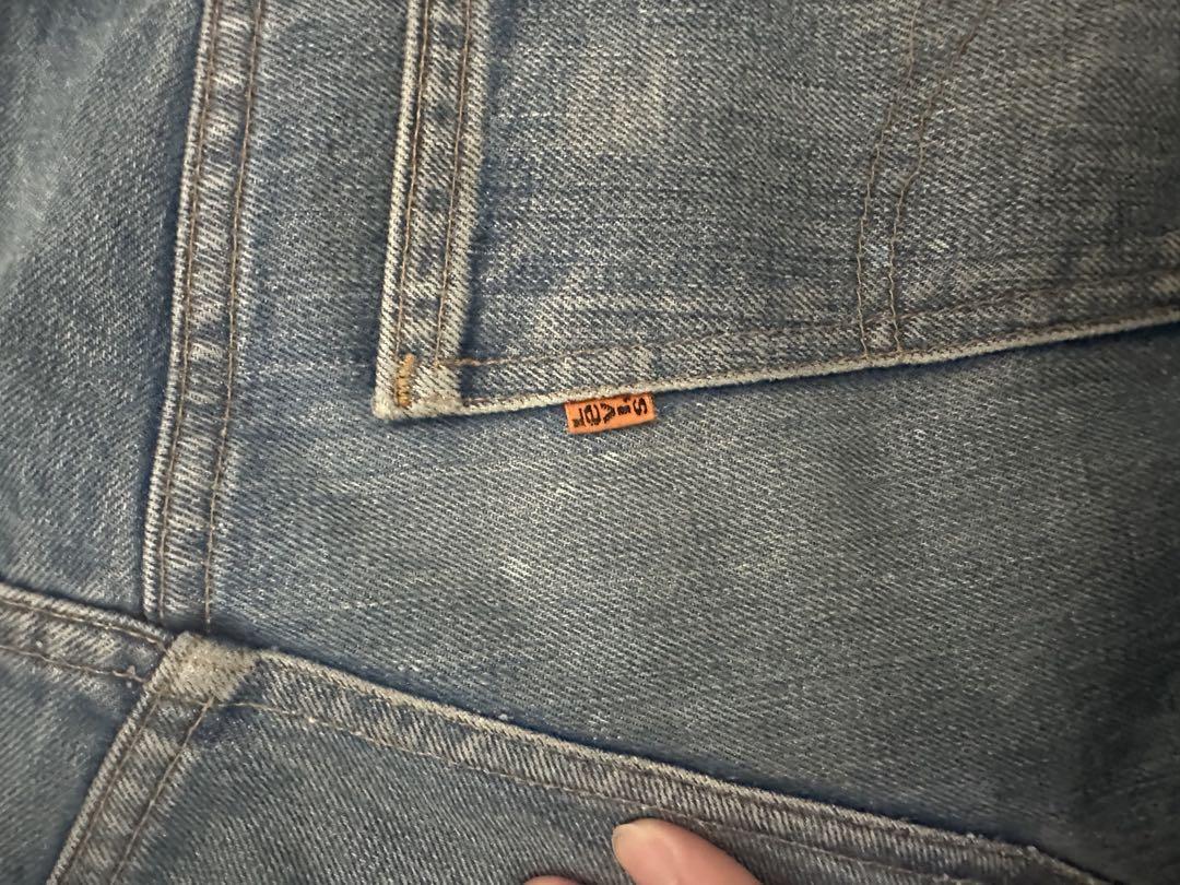 levi's 684 ベルボトム ボタン裏8