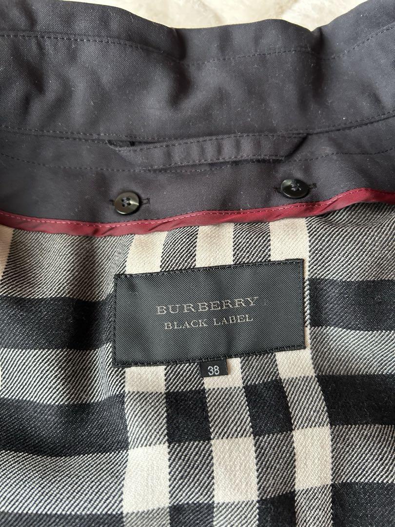 BURBERRY BLACK LABEL ステンカラーコート 38メンズＳくらい