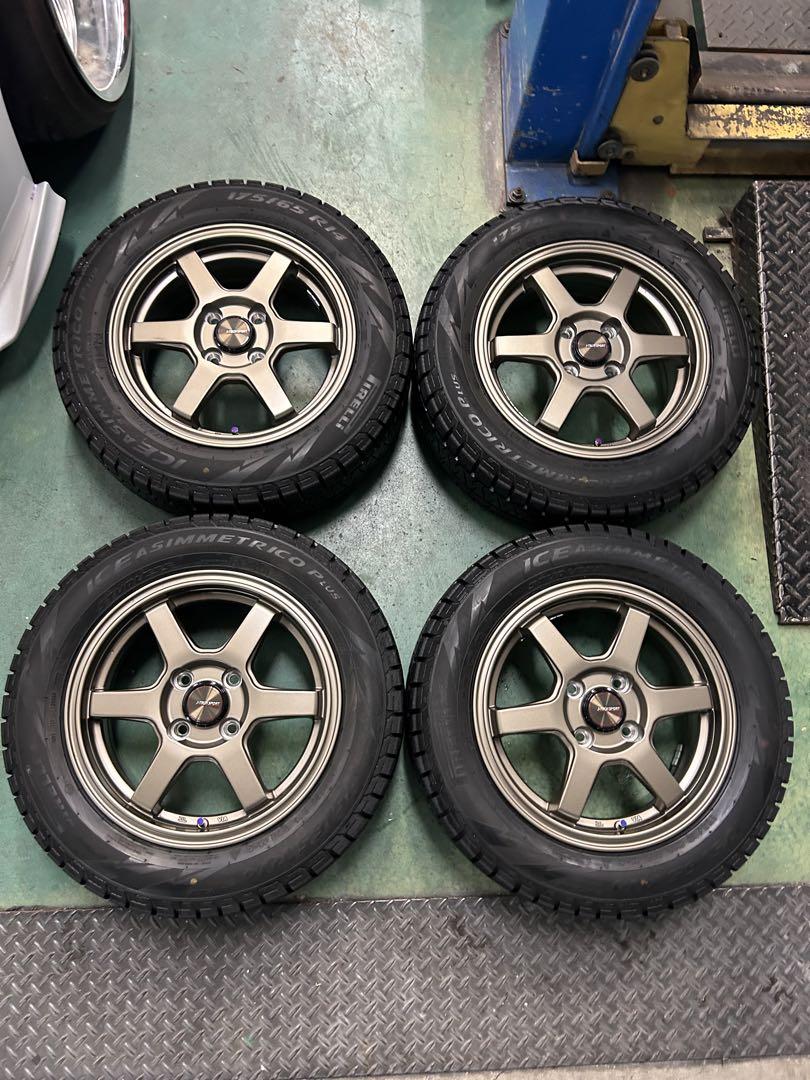 トライアルファJ-TECHS-6、ピレリスタッドレスセット、175/65R14