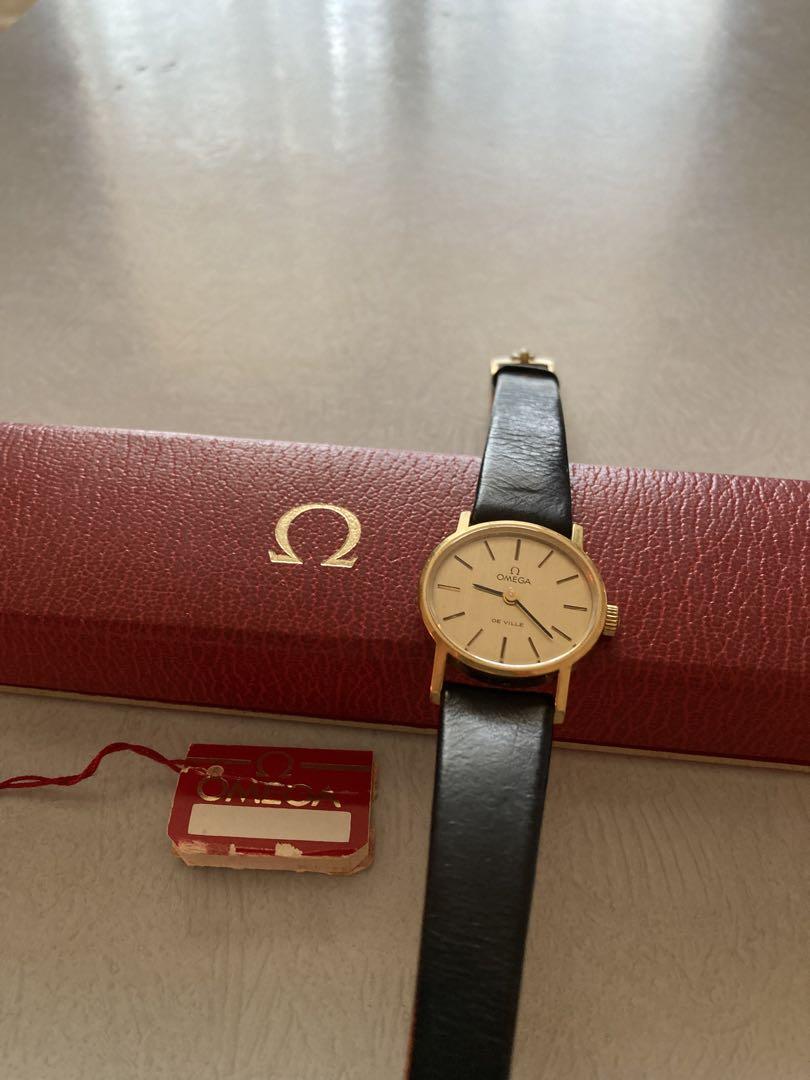 OMEGA DE VILLE レディース手巻き時計